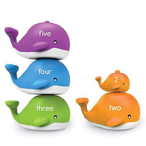 Learning Resources Snap-n-Leren stapelen walvissen