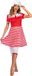Amscan Zwemjurk Jaren 20 Dames Polyester Rood/wit M/L