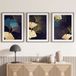 Lot de 3 affiches / posters triptyque - Feuilles - 3 affiches - 60x80 cm (cadres non fournis) - Photo pleine page