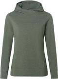 VAUDE Tuenno trui dames outdoor sporttrui met capuchon regular fit agave gerecycled polyester