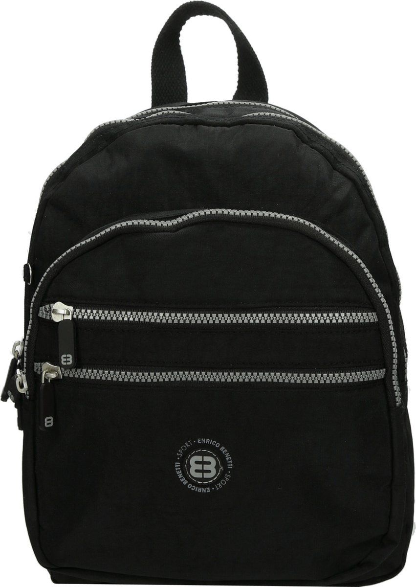 Enrico Benetti Frances Rugzak - 11,6 liter - Zwart - Nylon
