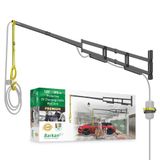 Barkan Wandarmbescherming voor oplaadkabel voor elektrische auto, 305 cm, zinkcoating, waterdicht, voor binnen en buiten, elektrisch voertuig