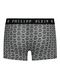 Philipp Plein Boxershorts 'Hexagon' grijs / zwart
