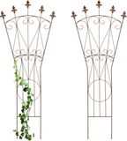 Relaxdays Trellis - Set van 2 - 145 x 54 cm - Metaal
