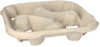 Papstar 110 plateau en carton à emporter 47 cm x 224 cm x 224 cm naturel pour 4 gobelets