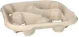 Papstar 110 plateau en carton à emporter 47 cm x 224 cm x 224 cm naturel pour 4 gobelets