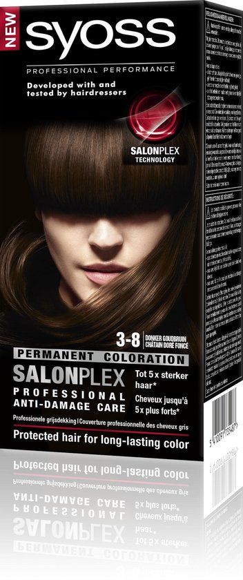 SYOSS Color Salonplex 3-8 Donker Goudbruin - 1 stuk