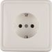 Peha Standard contactdoos inbouw - 1-voudig - polarwit - randaarde