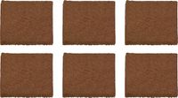 AMIG Anti-krasvilt - 12x - zwart - 25 x 35 mm - vierkant - zelfklevend - meubel beschermvilt
