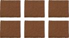AMIG Anti-krasvilt - 12x - zwart - 25 x 35 mm - vierkant - zelfklevend - meubel beschermvilt