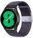By Qubix Qubix - Braided Nylon Watch Strap for Garmin Venu 4 - 45mm - Dark Grey - 22mm