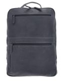 LEONHARD HEYDEN Leren rugzak laptop rugzak met laptopvak Den Haag Rucksack 6753 Grau antraciet