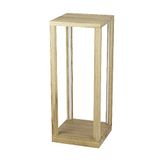 Homemania Cubos Bureaulamp, nachtkastje, hout, acryl, 25 x 25 x 61,5 cm