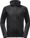 Jack Wolfskin Baiselberg Hooded Fz M Fleece Zwart Heren S