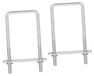 Inox boulon en U M6x35x90mm, 2 pièces, pour fixation de tuyau