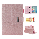 NONE Roze Glitter Portemonnee Cover voor iPad Mini 6 2021