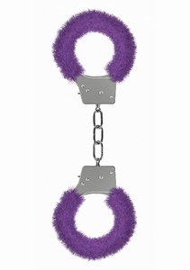 Ouch! Beginner's Handcuffs Purple Furry (61gram