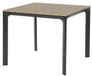 In And Outdoormatch Tafel - Aluminium & Polywood - Teak look - 90x90x74cm