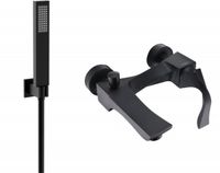 Mexen Estrella R02 robinetterie de bain avec ensemble de douche, noir