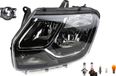 Netparts24 Dacia Koplamp links, geschikt voor Dacia Duster, voor modellen met mechanische hoogteverstelling, mistlamp en knipperlicht. Artikelnummers: 260608209R, 260605020R, 8200074008, 6202E1, 00006202E1, 6710027, 000. Johns