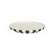 OYOY assiette ronde en grès noir, blanc 26,5 cm
