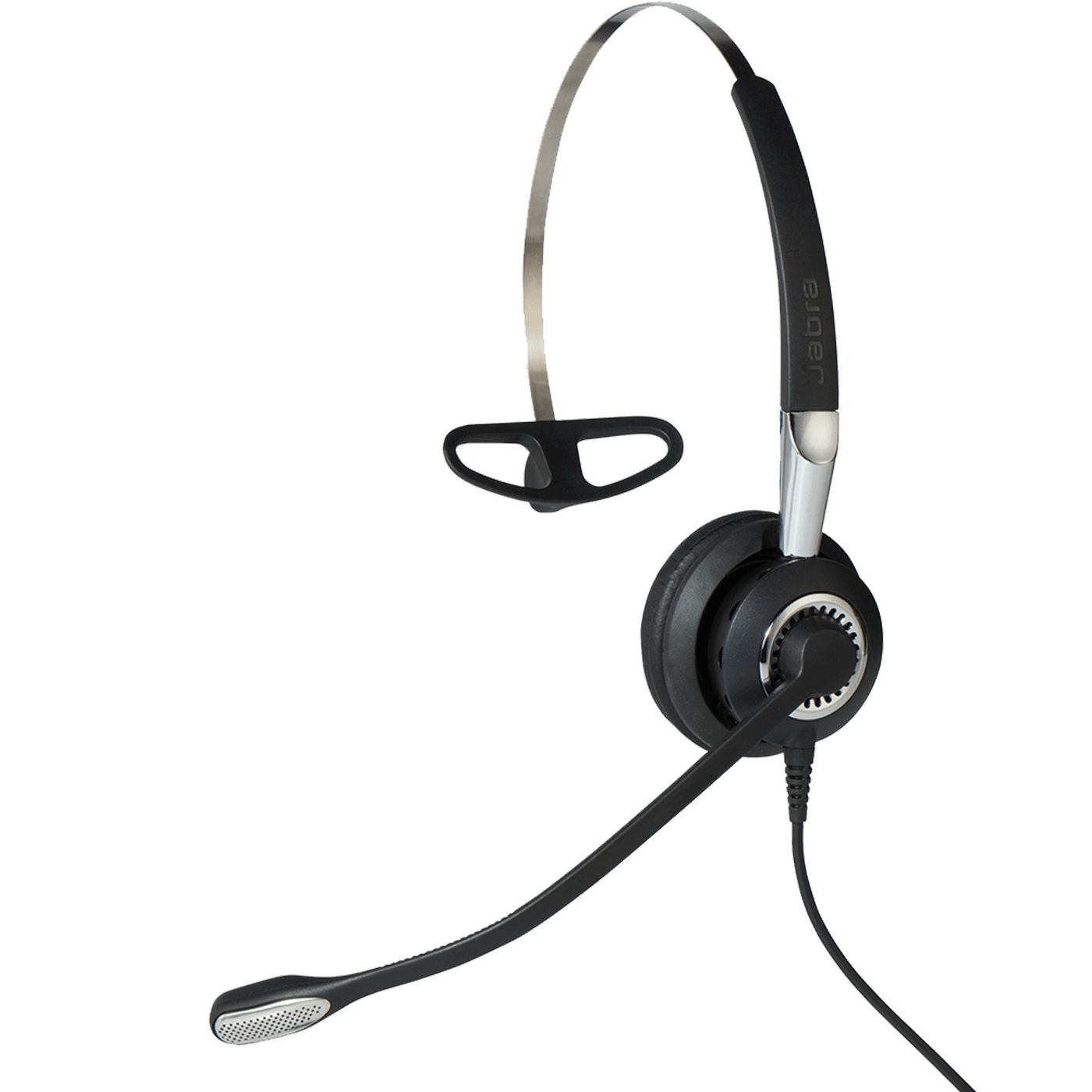 Jabra BIZ 2400 II Mono UNC - On-ear headset - Zwart/Zilver