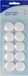 Westcott magneten - Ø 30x8mm - wit - 10 stuks