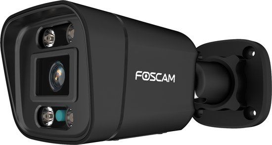 Foscam V8EP - 8MP PoE IP Beveiligingscamera - Zwart - Persoons- en Voertuigdetectie