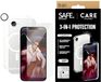 PanzerGlass Care by 3-in-1 beschermingspakket iPhone 16e (2025), hoes + hoepels cameralens + veilige displaybescherming, militaire valtestbescherming, displaybeschermfolie van gehard glas voor iPhone