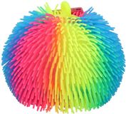 Johntoy Grote Regenboog Fluffy Bal - 22cm