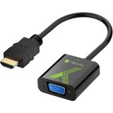 Techly IDATA-HDMI-VGA2 HDMI naar VGA Adapter - Zwart