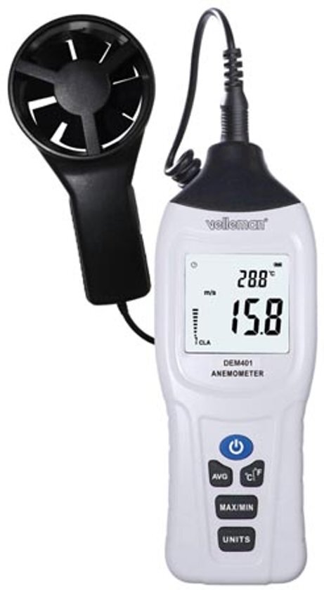 Velleman DIGITALE THERMOMETER-ANEMOMETER