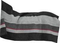 Kentucky Horsewear Fleece Deken Vierkante Strepen Zwart Grijs 140x160