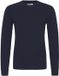 Casual Friday Trui CFIsaksson Crew donkerblauwe marine katoen lange mouw ronde hals S