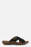 Rieker Jaipur Morelia Slippers blauw Imitatieleer - Maat 46
