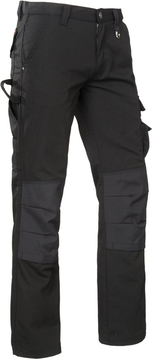 Brams Paris Werkbroeken met kniestukken SANDER E53 Werkbroek ZwartW32/L34