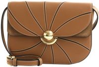 FURLA Leren schoudertas Sfera Crossbody Round Tabacco bruine