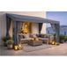 Quick-star Tonnelle 3x4m Anthracite Avec 3 Côtés