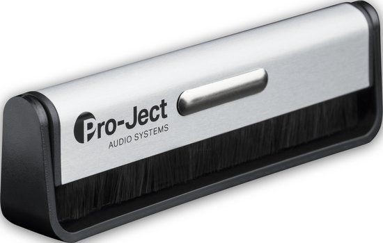 Pro-Ject Brush-It - Anti-statische Platenborstelborstel - Zilver / Zwart