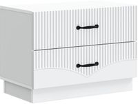 vidaXL Nachtkastje met lade Wit 62 x 34,5 x 44,5 cm Bewerkt hout