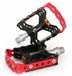 Msc Alu 6063t5 Crmo Pedalen Rood, Zwart
