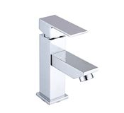 DP Bad Arce - Enkele hendel wastafel mixer kraan, zilver