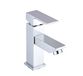 DP Bad Arce - Enkele hendel wastafel mixer kraan, zilver
