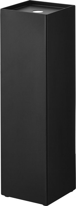 Yamazaki Tower WC Rolhouder - Zwart - Vrijstaand