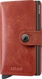 Secrid Miniwallet Vintage Oranje Leer Unisex Portemonnee