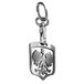 RVS Avisa RVS sleutelhanger - 'Polen' (Zilver/Grafiet)