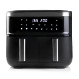 Domo DO537FR Air Fryer - 4L Double Hot Air Fryer - Black