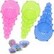 Sans marque Couvercle en silicone extensible - 24 pièces - 6 tailles - Hermétique et réutilisable - Sans BPA