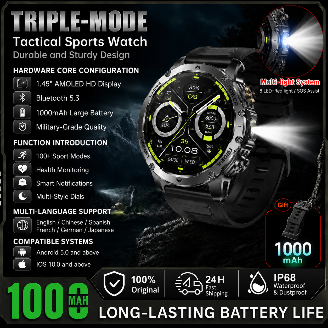 NONE 2026 Sport Smartwatch