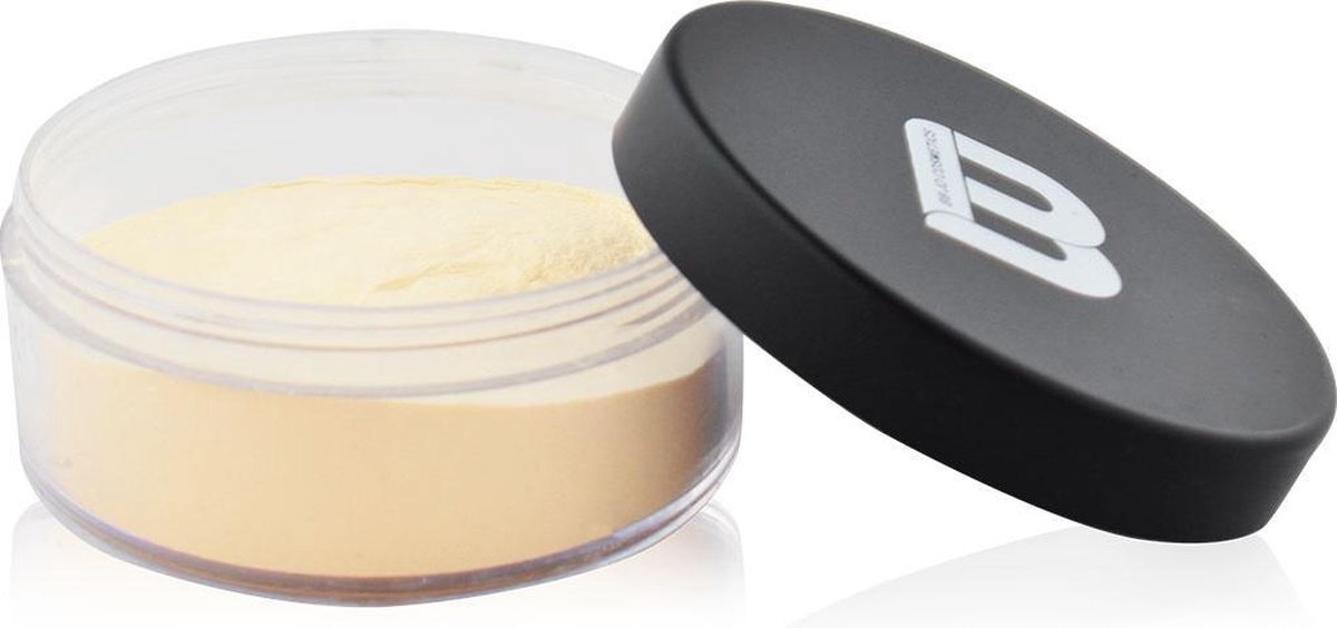 BB JO Cosmetics BB JO Silky Loose Powder Medium 20 g - Gezichtspoeder, inclusief gratis fluffy sponsje -